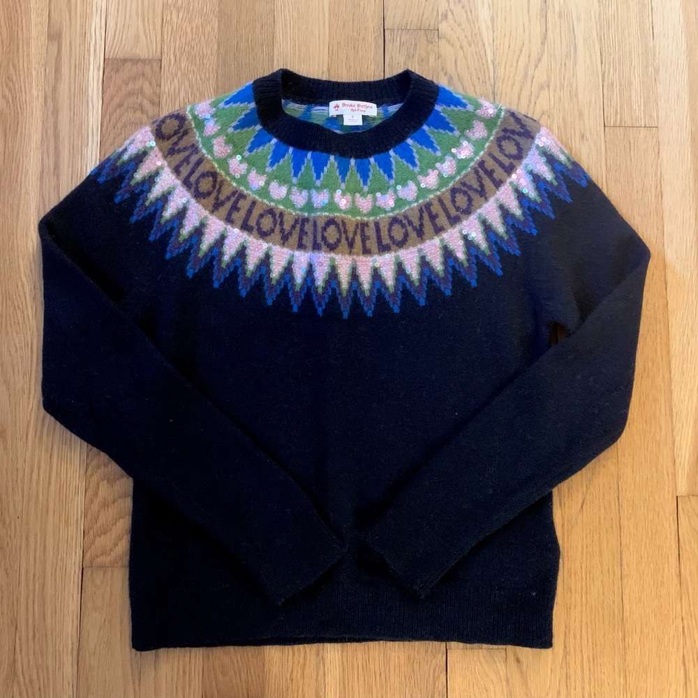 Brooks Brothers Love Fair Isle Cardigan